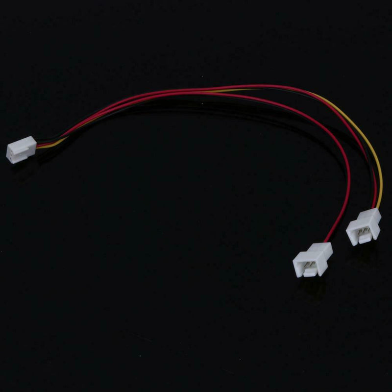 5Pcs 12V 3 Pin Female to 2/3 Pin Male PC Fan Power Splitter Extension Cable