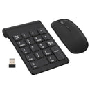 2.4G Numeric Keypad Wireless Keypad Extensions with Mouse for Laptop Desktop