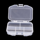 Travel 5 compartment dispenser case pill box medicine tablet holder organizer JR