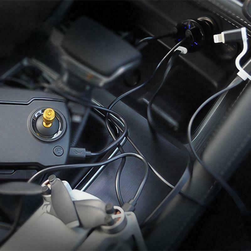 Mini 3-Port USB Car Charger Adapter for DJI Mavic Mini Drone Car Charger