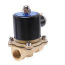 1 Pcs DC12V Solenoid Valve Brass Solenoid Valve DN15 Pneumatic Normally Clo