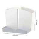 Self-sticky Storage Box Rack Shampoo Holder Toothpaste Toothbrush Shelf