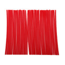 144Pcs Motocross Dirt Bike  Wheel Rim Spoke Wraps Skins Cover Red/White
