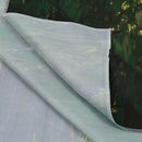 Forest Tapestry Tree Oak Decor, Landscape Foggy Scene and Stream View Paint