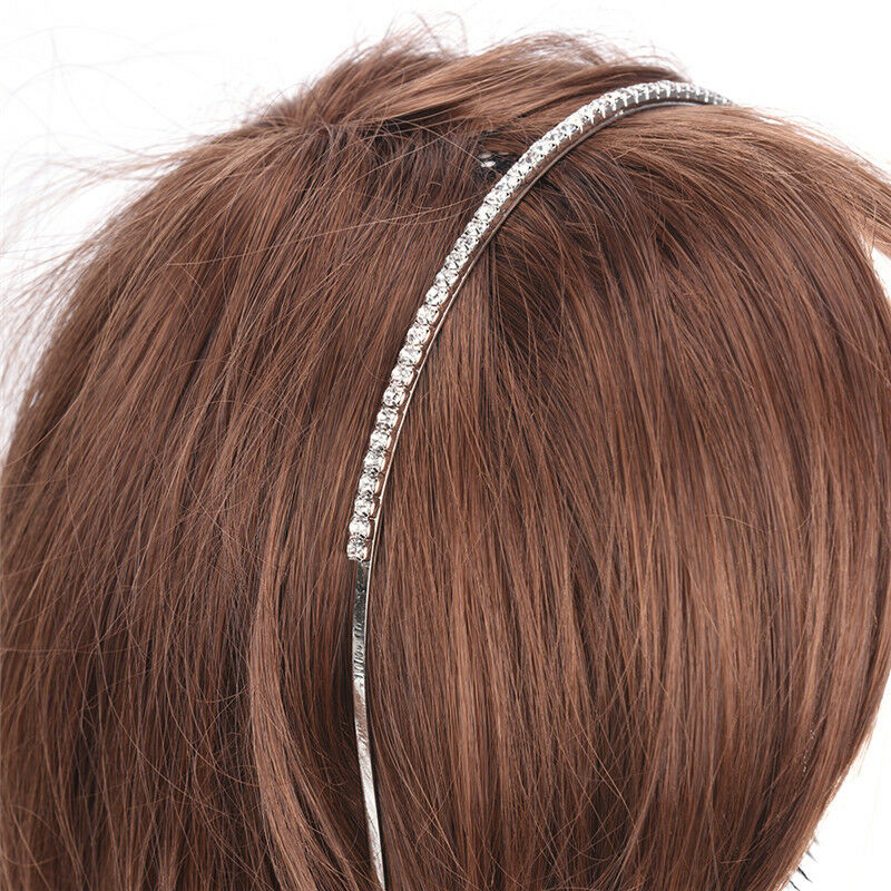 Crystal Rhinestone Headband Hairband Head Wear Elastic Brightness Accessories Kw