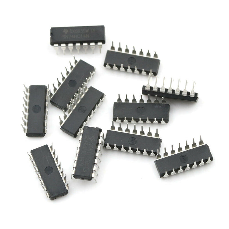 10pcs IC SN74HC14N 74HC14N 74HC14 CMOS INV 14-DIP SE