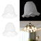 2pcs Unique Design Replacement Glass Shades for Wall Lights & Ceiling Fan Lights