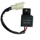 2 Pin Electronic LED Flasher Relay FIX Motorcycle Turn Signal Bulbs Flash NDJ