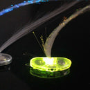 LED Fiber Optic Hairpin Hair Clip Light-Up Braid Hair Pin Glow Flashing Rave CA
