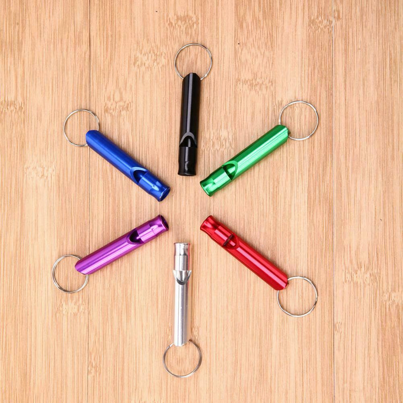 Portable Pet Dog Training Whistle Aluminum Puppy Stop Barking Sound Flute A