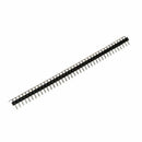 2 Pcs 40 Position 2.54mm Pitch Single Row Right Angle Male Pin Header