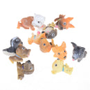 12 pcs Mini Dog Moss Micro World Bonsai Garden Ornament Landscape Decoration Hn
