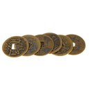 6 Units Ching Coin Brass Fortune Coin Suitable For Collection
