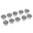 10Pcs M10 Bike Wheel Hub Axle Nuts Aluminum Bicycle Skewer Bolt Screw Nuts