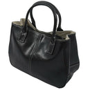 Fashion Woman Ladies Class PU Leather Satchels Tote Purse Bag Handbag - Bla