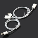 White USB 2.0 Male to Female Extension Adapter Cable Cord 1m For Lapotop PC JJZ