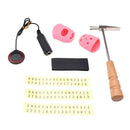 African Kalimba Mbira Repair Tool Kit Tuning Hammer+Fingertip Protectors+Note