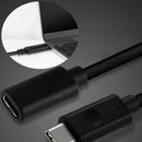 1 pcs Black USB-C USB 3.1 Type C Male to Female Extension Data Cable 0. SGZ