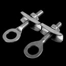 2PCS Fixed Gear Bicycle Chain Adjust Bolt Commuting Bike Chain Tensioner OZ