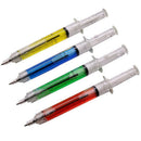 50 Pcs Strange Syringe Ballpoint Pen 0.5Mm Pen Tip Blue Ink Children Gift P P4D8