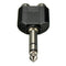 6.35mm 1/4 inch Male Stereo To 2 Dual RCA Female Y Splitter Audio Adapter C E3D6