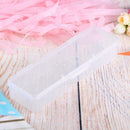 Plastic Nail Art Accessories Storage Box Translucent Decor Organizer Case