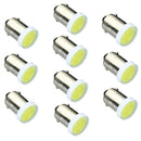 10 Pieces BA9S COB LED Car Dash Reading Light Side Wedge Bulbs Replacement