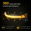 2 Pieces LED Dynamic Turn Signal Light For-Audi A6 C7 C7.5 RS6 S6 4G 2012-2
