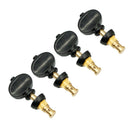 Ukulele Tuning Pegs Pin Machines Tuners Friction Ukelele Black 4PCS