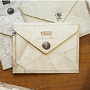 12pcs Retro Design Office Kid Holiday Stationery Mini Paper Ancient Envelope .