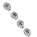 10x Nylon Car Fender Panel Moulding Trim Clip Fit For BMW Mini Cooper 2002-2012