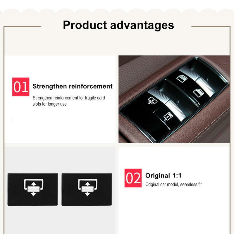 Power Window Switch Button Cover Cap No.7 for Mercedes-Benz S-Class W221 SN9F