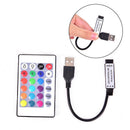 24 Key USB RGB LED Controller IR Remote RGB LED Dimmer Apply to RGB Strip Lig FT