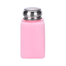 200ML Liquid Alcohol Press Nail Polish Remover Dispenser Pumping Bottle  Z