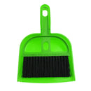 Mini Dustpan Broom Set Practical Dustpan and Brush Set Cage Cleaning Green
