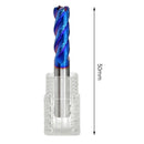 D6x15xD6x50Mmx4T Solid Carbide 4 Flutes Flattened End Mills With Straight S