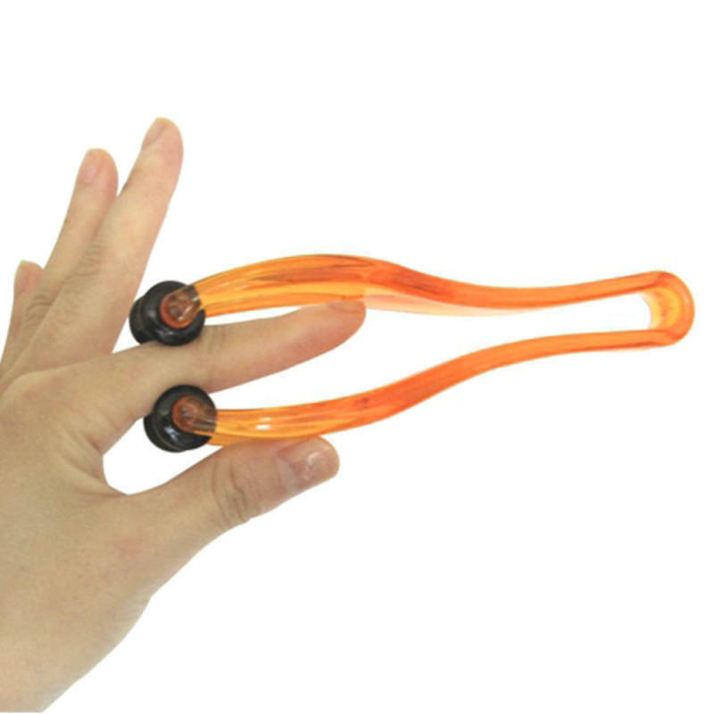 1*Hand Finger Massage Dual Roller Joint Relaxing Beauty Therapy Massage Tool