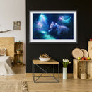 1000pcs DIY Paper Picture Puzzles Jigsaw Tiger Spirit Bird Intelligent Toys