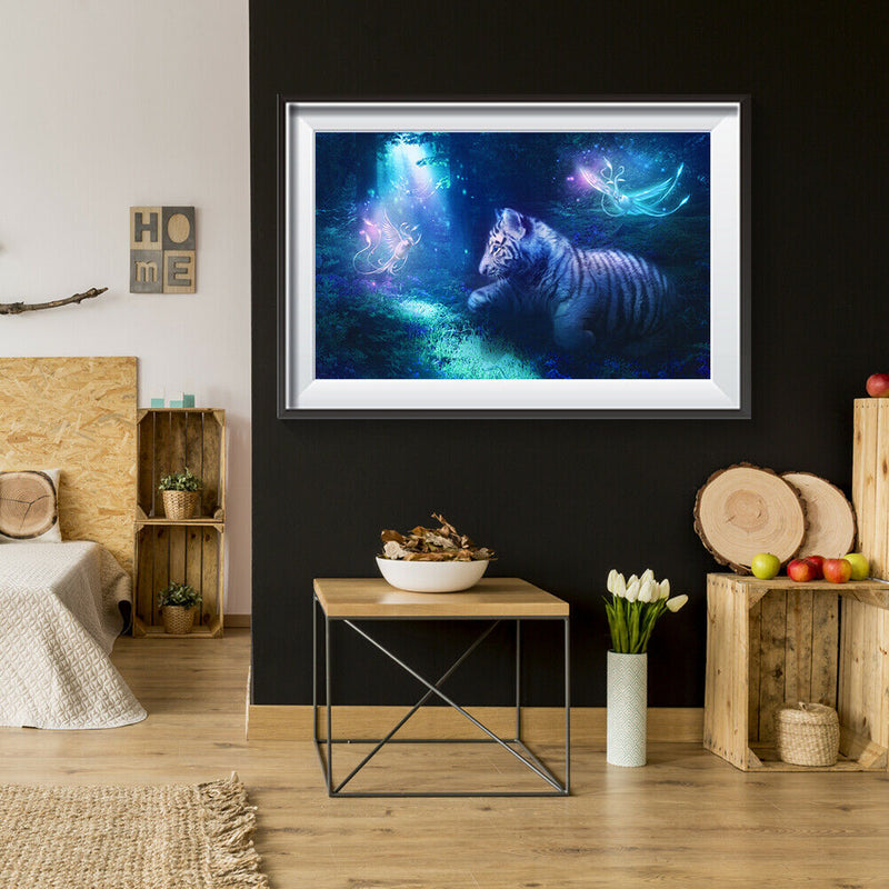 1000pcs DIY Paper Picture Puzzles Jigsaw Tiger Spirit Bird Intelligent Toys