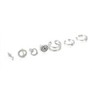 7pcs/Lots Boho Beach Retro Stud Clip Earrings Women Shell Ear Cuff Jewelry Gift