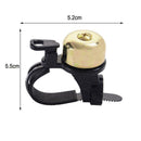 Traditional Cycling Bike Ring Stainless Steel Bell Horn G3D5 Classical R4J6