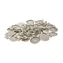 100pcs 25mm Round Alloy Base Cameo Setting Cabochon Charms Pendant DIY Craft