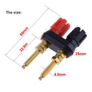 Extended Speaker Banana Plug Binding Post Terminal Connector Banana Socket