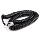 10ft Telephone Handset Phone Extension Cord Coil Line Cable Wire Black AU