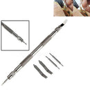 Metal Watch Band Strap Spring Bar Link Pins Remover Removal Repair Tool + 4 Pins