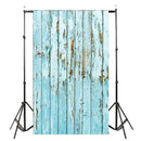 3x5ft Blue Wood Vinyl Studio Photography Background Backdrop Photo Props A