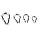 1 Pack M6 304 Stainless Steel Thimble For 1/4" 6mm Diameter Wire Rope