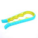2pcs 4/5in1 Multifunctional Lid Opener Anti-Slip Bottle Tool Kitchen Gadget