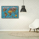 5D DIY Full Drill Diamond Painting Butterfly Map Cross Stitch Embroidery