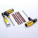 Car Bike Tire Repair Tool Kit Garage Accessory Tubeless Tyres Puncture Plug